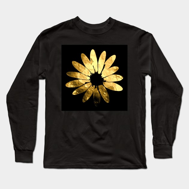 Golden flower Long Sleeve T-Shirt by robelf